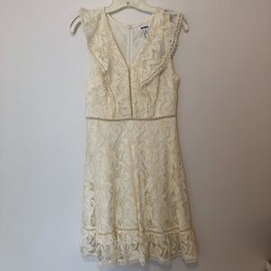 Cream Lace Dress